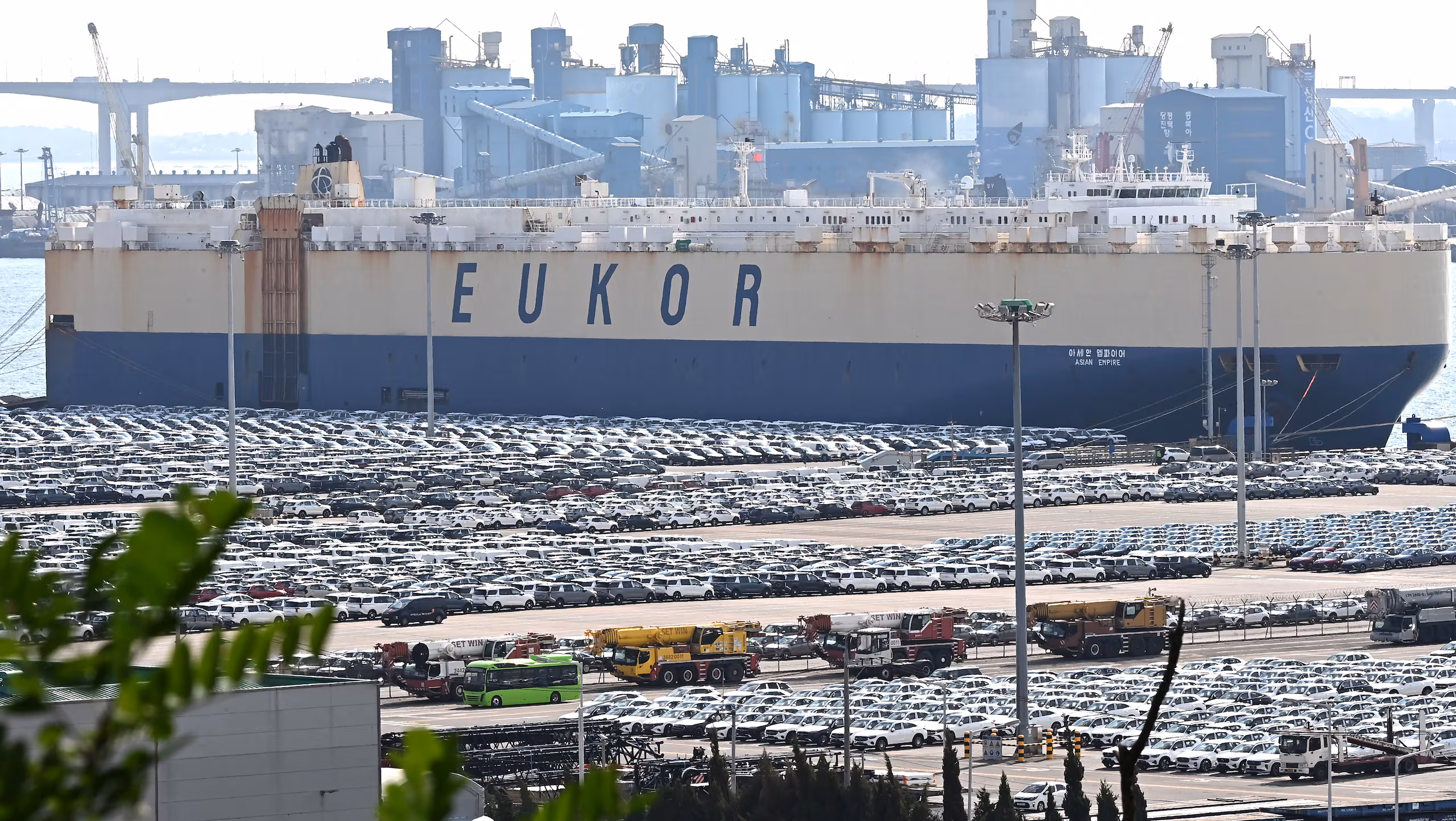 South Korea's Auto Exports Reach Record High as U.S. Shipments Fall