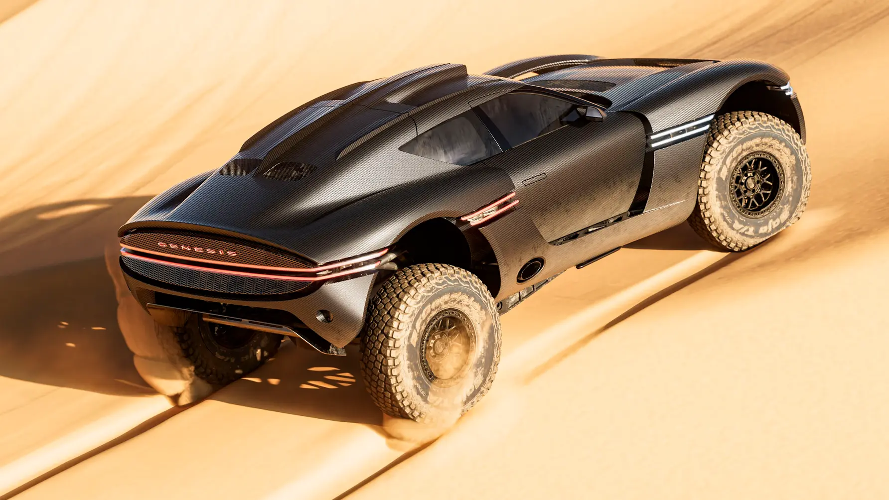 Woah, Genesis just revealed a 1,100bhp V8 off-road supercar