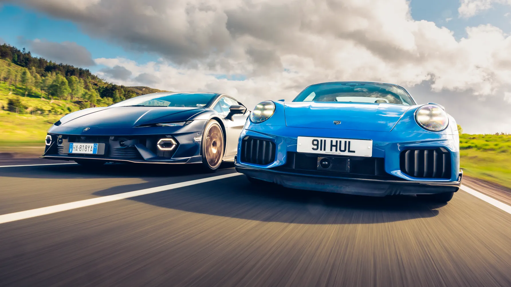 LOCHED AND LOADED: LAMBORGHINI TEMERARIO VS PORSCHE 911 TURBO S